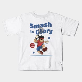 Smash to Glory Badminton Kids T-Shirt